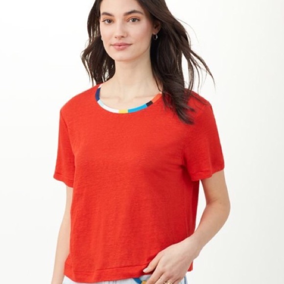 Splendid x Margherita Red T-Shirt - Small - Picture 1 of 4